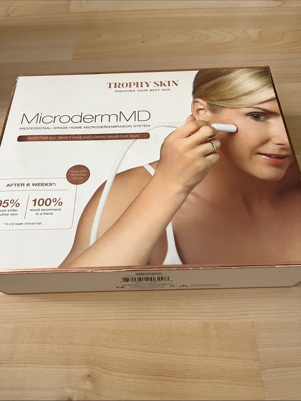 Trophy Skin MicrodermMD Professional Home Microdermabrasion System - White
